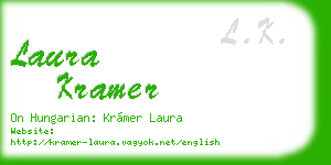 laura kramer business card