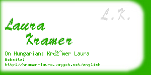 laura kramer business card